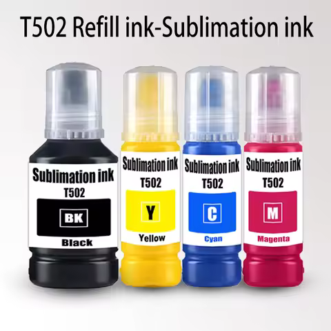 Sublimation Ink For T502 542 532 Epson EcoTank ET-2760 ET-3710 ET-3760 ET-4760 ET-5800 ET-5850 ET-58