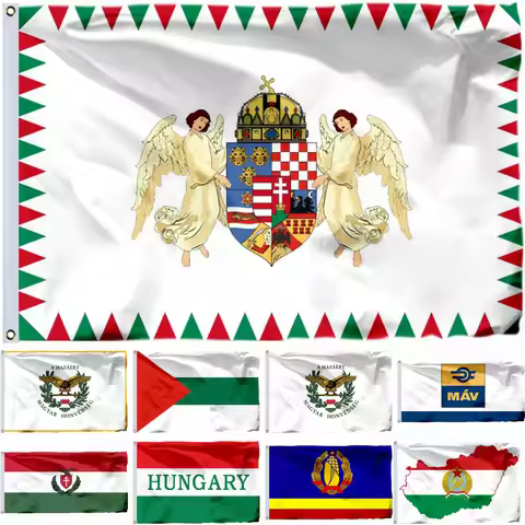 Hungary War Flag HU Banate of Leitha Choice of Sizes:21X14CM/2X3ft/3X5ft/45X30CM/30X20CM Hungarian D