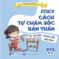 Bộ sách Growbooks kỹ năng sống dành cho trẻ Mầm Non - Dạy bé cách tự chăm sóc bản thân: Con tự đi gi