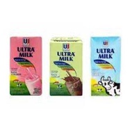 ULTRAMILK 125 ML UHT ALL VARIANT COKLAT STRAWBERRY FULL CREAM MINUMAN