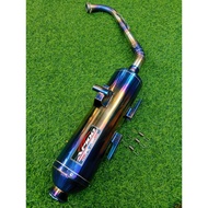 Exhaust standard Racing Apido Super PREMIUM BLUE PURPLE power pipe beat Crab beat new Click 125 powe