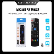 MX3 Keyboard Air Mouse Air Fly Mouse Remote Control 2.4G Wireless Usb