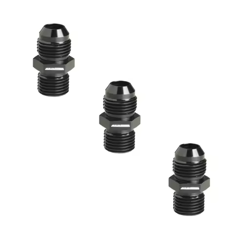 AN4 AN6 AN8 AN10 AN12 Male To 1/8" 1/4" 3/8" 1/2" 3/4" BSP BSPP Straight Adapter