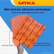Sand Paper Waterproof Wet Dry Abrasive Sand Paper Wood Carving Art Tool Iron Work