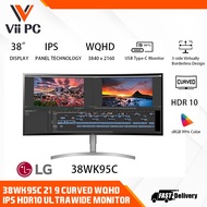 LG 38WK95C 38 Inch 21:9 Curved WQHD IPS HDR10 UltraWide Monitor with HDR10 (38WK95C-W)