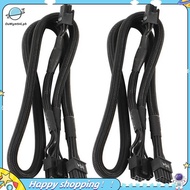 【ouwym9al】2Pack 8 PIN TO Dual 8 Pin 6 PIN PCIE VGA Power Supply Cable for Supernova G2 G3 G5 P2 T2 G