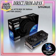 SPARKLE Intel Arc A770 ROC OC Edition 16 GB GDDR6 2 x DBB 100 mm Fan 2.5 Slot Metal Backplate SA770R