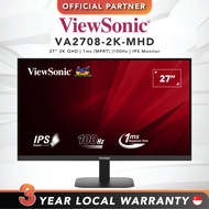 Viewsonic VA2708-2K-MHD | 27" 2K QHD | 1ms (MPRT) |100Hz | IPS Monitor