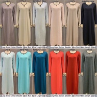 PLAIN JUBAH DRESS COTTON LONG SLEEVES LONG DRESS COTTON JUBAH COTTON MUSLIMAH DRESS