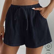 Solid Knot Front Florida Shorts