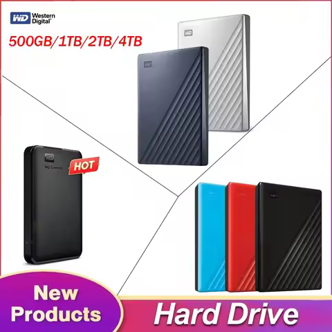For WD My Passport Ultra Portable External Hard Drive USB3.0 High Speed Encrypted Mobile Storage 1TB
