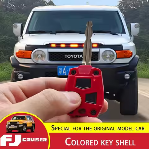 For Toyota FJ Cruiser Car Key Modification Shell Personalized Colored Key Shell FJ Cruiser Key Case 