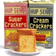馬來西亞 HU SEN Crackers 428g乒乓蘇打餅 甜味蘇打餅  大方卜 兵乓較較餅
