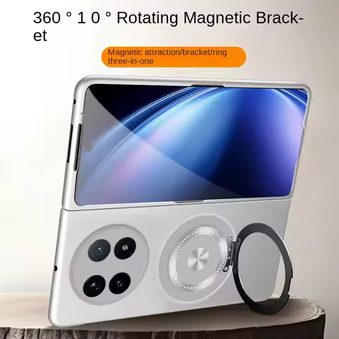 Rotatable Metal Bracket Holder Magnetic Attachment Ring Case For VIVO X Fold 5 fold5 X Fold3 Pro fol