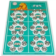 1 sheet of snap button snap button/ snap button/ - Lion brand