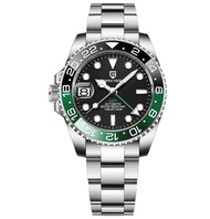 มีสต็อกในประเทศไทย นาฬิกาผู้ชาย Pagani Design 1662 GMT Automatic Mechanical movement for LEFT hand.