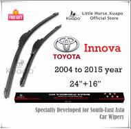 Kuapo ใบปัดน้ำฝน โตโยต้า อินโนว่า Toyota INNOVA Inova 2004 ถึง 2015 ปี ที่ปัดน้ำฝน กระจก ด้านหน้า/ด้