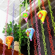 Plastic Hanging Curtain Partition Door Curtain Kindergarten Children Curtain Hanging Curtain Bamboo 
