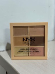 NYX 6色遮瑕陰影盤 conceal, correct, contour