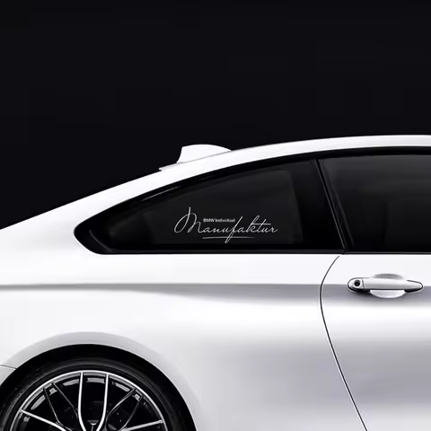 1Pc Car Body Sticker For BMW Individual Manufaktur E28 E30 E34 E36 E39 E46 E53 E60 E61 E70 E71 E85 E