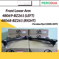 ORIGINAL PERODUA MYVI 2005-2017 FRONT LOWER ARM SUSPENSION CONTROL (48069-BZ261 Left / 48068-BZ261 R