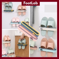 Shoes Rack Wall Holder Tuala Hanger Toilet Shoe Storage Kitchen Towel Hang Tudung Penyangkut Baju 鞋架