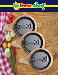 Sizzling Plate 6" Round Cast Iron (SET OF 3)