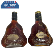 軒尼詩 XO 幹邑酒版 90-00年代 粗頭金蓋 50ml （新舊2款）招紙受損嚴重,介意勿拍