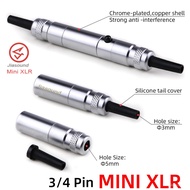 High Quaility 3 Pin 4 Pin 3 core  4 core MINI XLR 4 Core Female Plug and Male Plug Wireless Microone Head