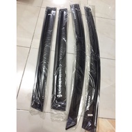 ◈Toyota Innova 2016 2017 2018 2019 2020 2021 2022 / Rain Visor Window Guard / Oem-Grade / Deep-Black