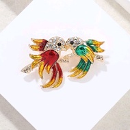 Pucigo Bros Premium Swallow Brooch Swallow Bird Pin Tudung Kerongsang