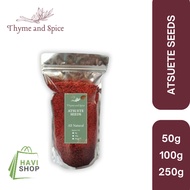 [ZIP LOCK] Annato Seeds Atsuete 50g 100g 250g - Spice️ THYME & SPICE HAVI SHOP