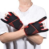 Murah Spinner Bowling Gloves Fingerless Breathable Fitness Sports Bowling Bola Ball Glove