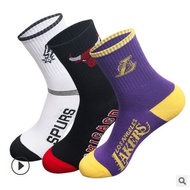 NBA basketball socks team NBA Pasukan stoking bola keranjang NBA 篮球袜队