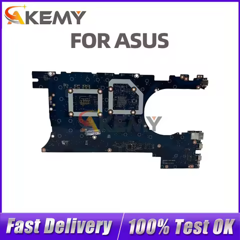 For ASUS Zenbook Pro UM6702RA Notebook Motherboard UM6702R R5 R7 R9 6th Gen CPU 8G/16G RAM 100% Full