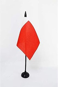 AZ FLAG Dubai Table Flag 4'' x 6'' - UAE Emirate of Dubai Desk Flag 15 x 10 cm - Black Plastic Stick