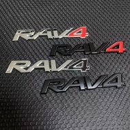 For Toyota 3D Metal RAV4 RAV-4 Logo Car Letter Rear Tailgate Trunk Decals Emblem Badge Sticker Decal