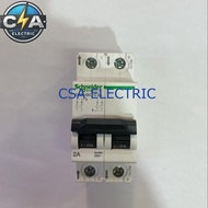 Mcb DC C60H-DC 2P 2A SCHNEIDER A9N61522