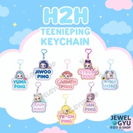GANTUNGAN Hearts2hearts Keychain Teenieping H2H Merch Carmen Jiwoo Yuha Stella Juun A-na Ian Ye-on S