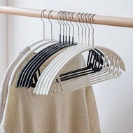 日本霜山 防滑無痕型多功能套裝衣架/褲架-15入
