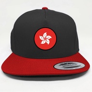 Hong Kong Flag Camo HipHop Snapback Hat HK Flag