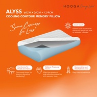 Hooga Orange Label ALYSS Cooling Contour Memory Pillow | Neck Support Pillow | Cooling Pillow