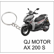 qjmotor ax200 qj ax 200 scooter 2d keychain AX200S