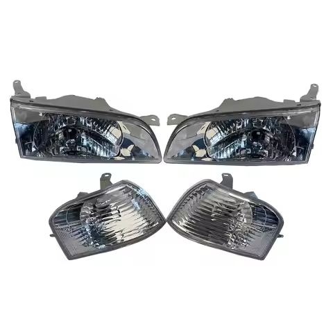 Car Headlight A Pair Headlamp For Toyota Sprinter Carib AE110 AE111 AE114 1998