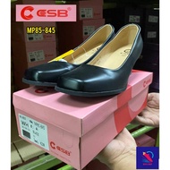 CSB Women's Black Shoes Model MP845 (Cut Head 2-Inch High Heels) For School Work Degree Neat