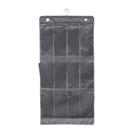 Multipurpose Wall-Mounted Hanger 12 Compartments KASSA HOME Model CHL210D209-GY Size 55 x 0.25 x 116