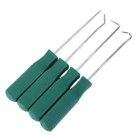 4Pc Oil Seal Screwdrivers Set Car Auto Vehicle Pick Hooks For Garages General-Plumbers Mechanics Wor