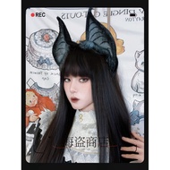 Batgirl Evil Girl Plush Bat Ear Headband Halloween Vampire COSPLAY Head Props Cross-Dressing