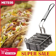 [meteorMY] Taco Basket with Grip Handle Practical French Fries Deep Fryer Deep Fryer