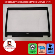 14" DELL LATITUDE E7470 LCD SCREEN BEZEL COVER BLACK B CASE
